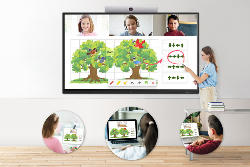 Новые дисплеи LG выводят обучение на новый уровень